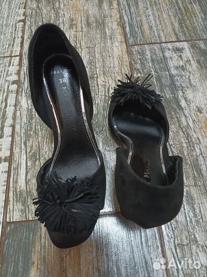 Босоножки женские 38 размер черные