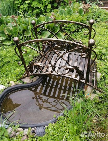 Кованный мостик для сада /украшение дачи