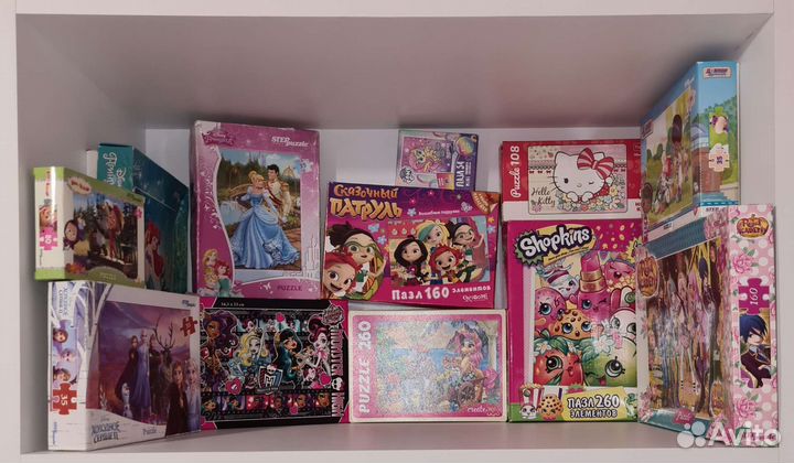 Пазлы для девочек