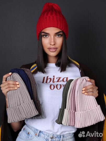 Шапка тыковка, бинни детская, взрослая, женская