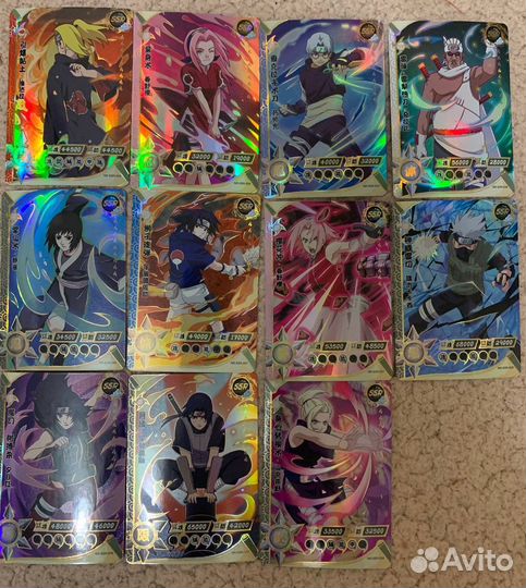 Карточки Наруто