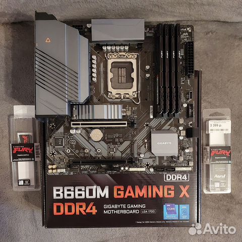 Gigabyte B660M Gaming X DDR4 + 32GB Kingston Fury купить в Санкт ...
