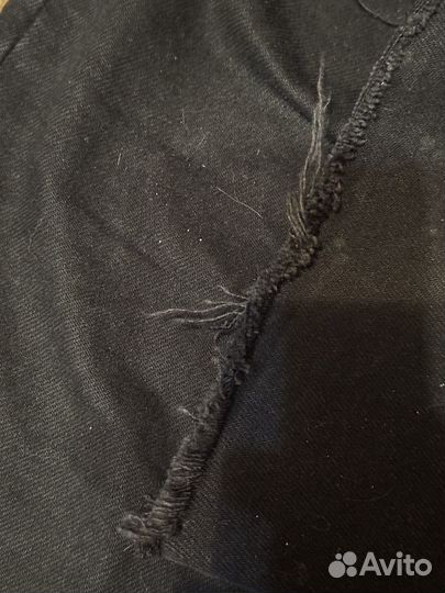 Джинсы женские черные прямые