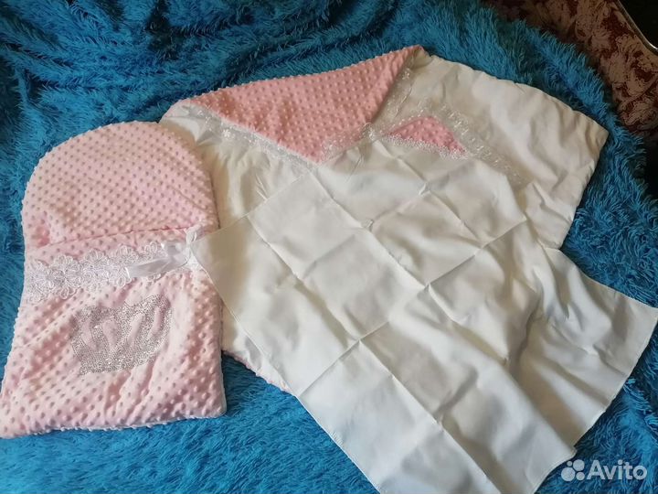 Конверт на выписку для девочки зима