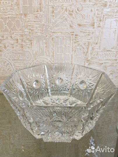 Ваза хрустальная СССР