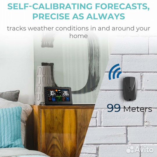 Новая USA метеостанция Wireless Weather Station
