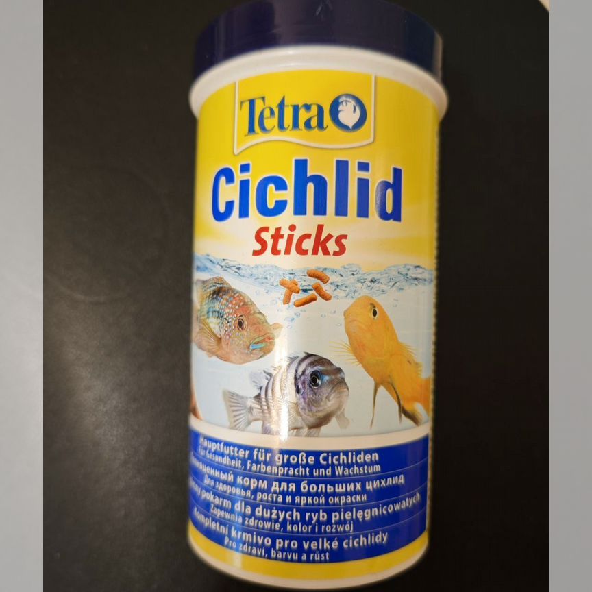 Корм для рыб цихлид Tetra cichlid sticks