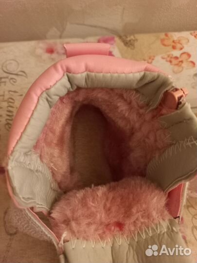 Ботинки для девочки 25 размер, новые