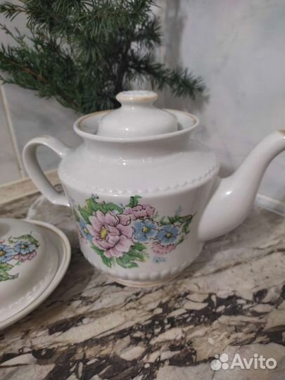 Чайник заварочный СССР и масленка