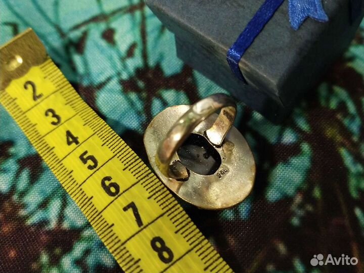 Кольцо серебряное с 