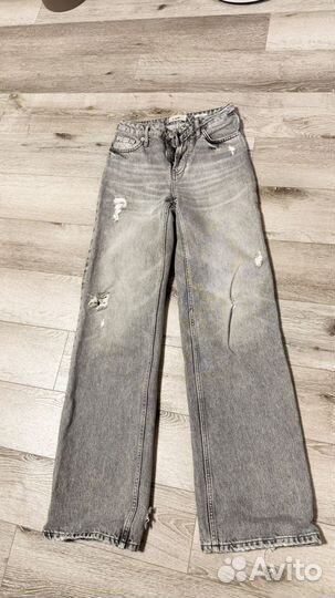 Джинсы lime 34 серые