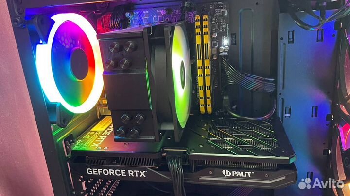 Игровой пк с RTX 4070 12GB на i5 12400F +16