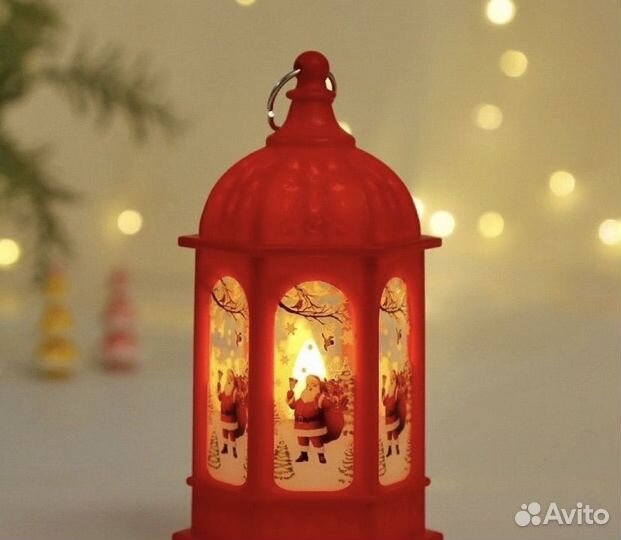 Светильник-фонарь новогодний