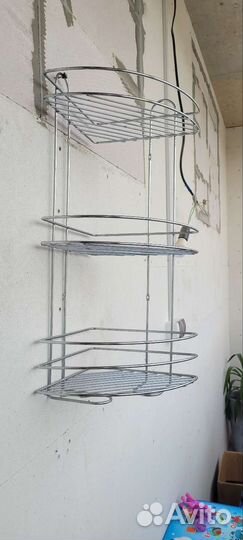 Угловая полка в ванную