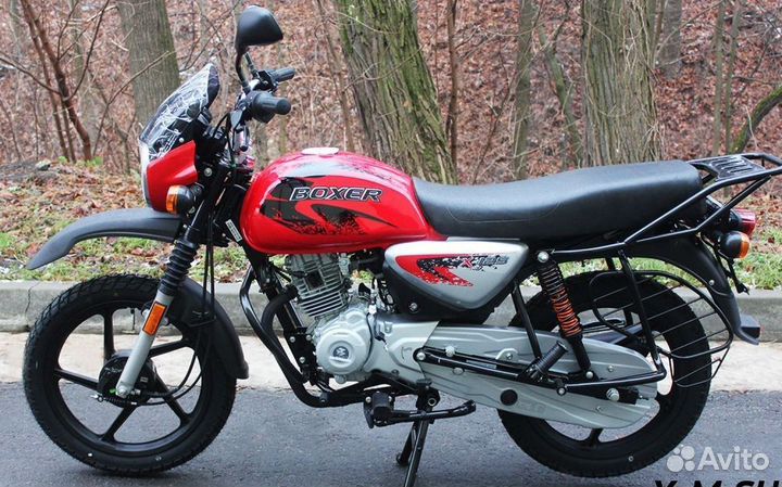 Мотоцикл bajaj boxer 125X 5-ти ступенчатая кпп