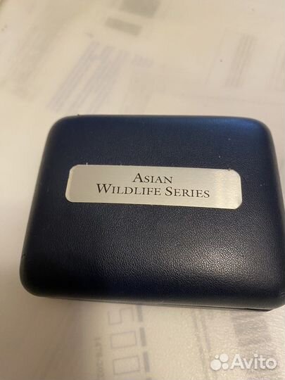 Монета серебро О Кука 2 долл 2001 г