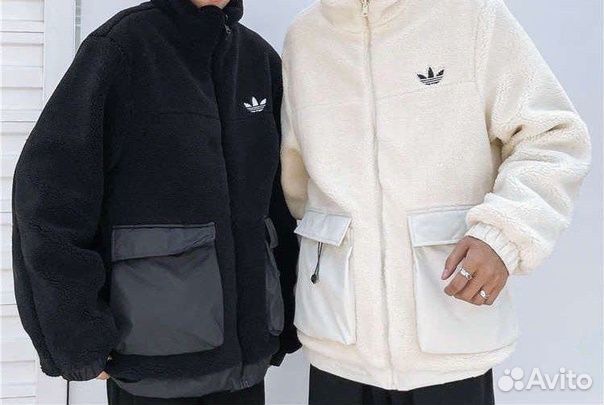 Куртка nike барашка двухсторонняя