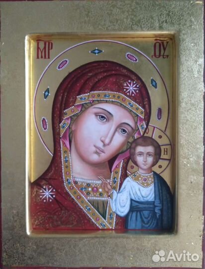 Икона Богородица и Господь Вседержитель