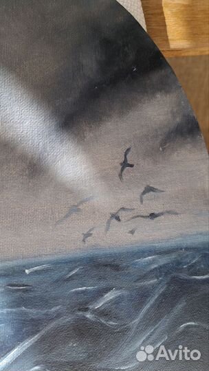 Картина маслом океан