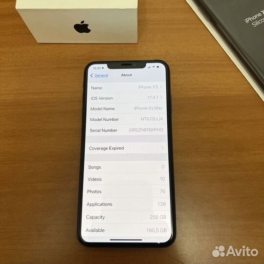 iPhone Xs Max, 256 ГБ