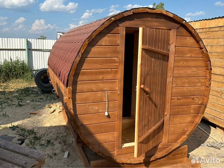 Бани-бочки квадро в наличии