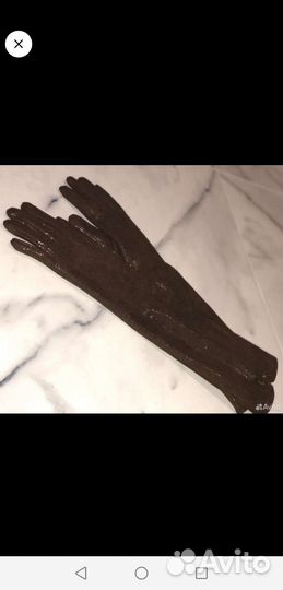 Перчатки женские длинные зимние