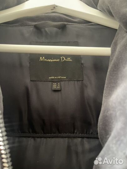 Пуховик женский massimo dutti