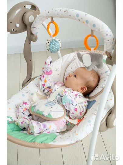 Детские электронные качели Babycare safari