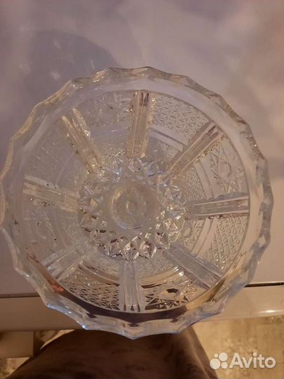 Хрустальная конфетница СССР