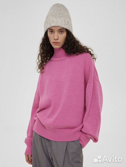 Шапка из смесовой пряжи с альпакой aim clo