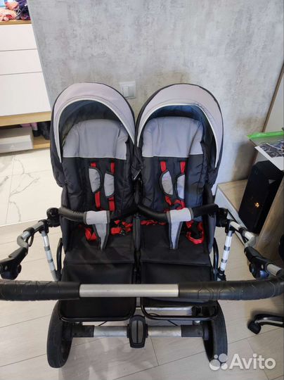 Коляска для двойни 3 в 1