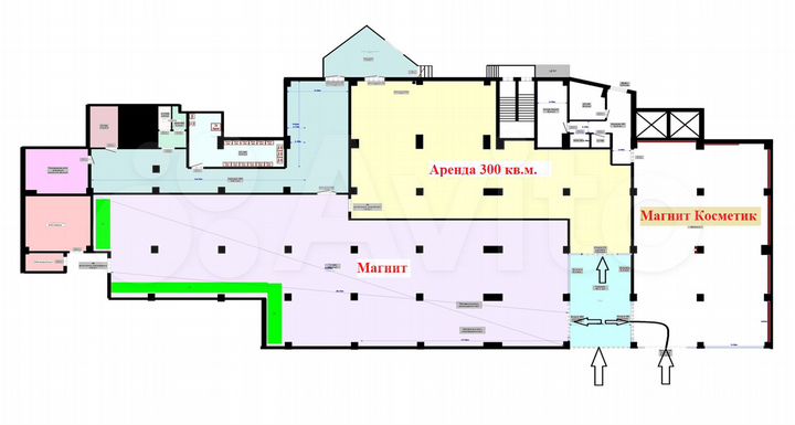 Свободного назначения, 300 м²