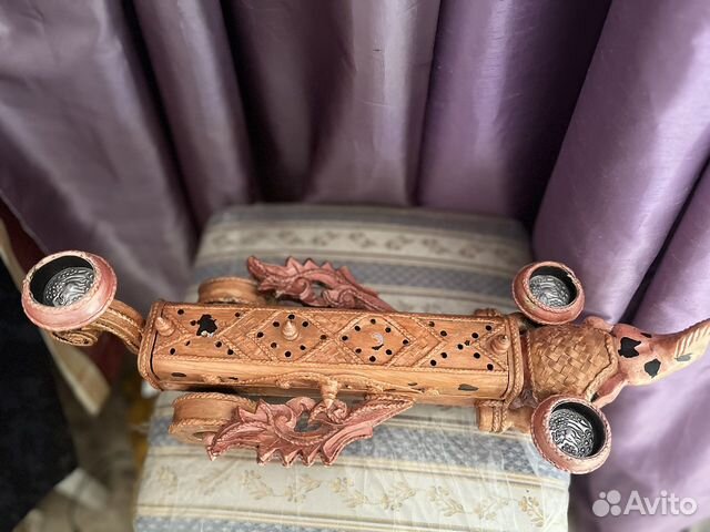 Деревянная подставка под благовония и свечи