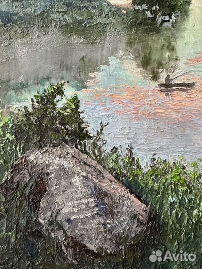 Картина маслом на холсте, пейзаж