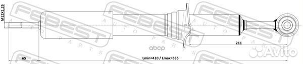 Амортизатор передний GAS.twin tube 01110008F Fe