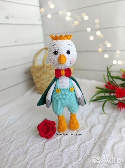 Набор вязанных игрушек ручной работы