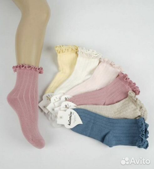 Праздничные носочки для девочек Турция