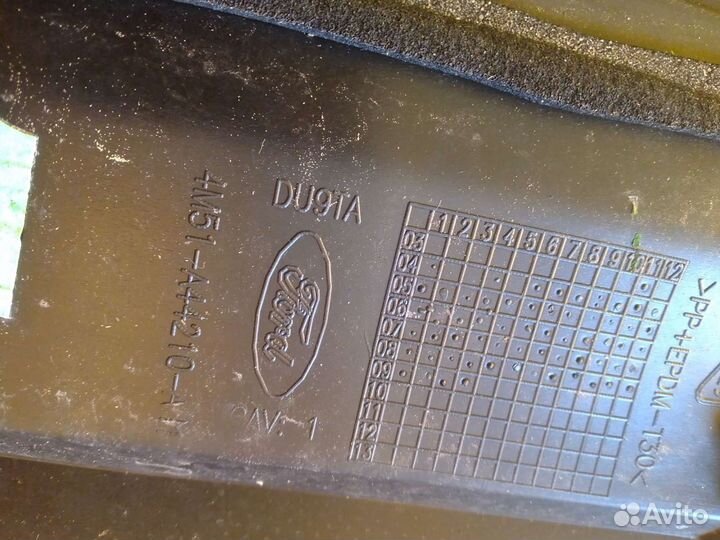 Спойлер крышки багажника Ford Focus 2 +