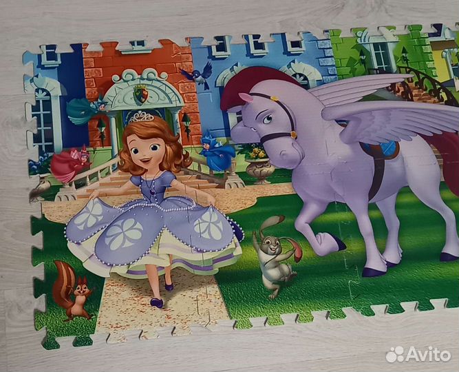 Мягкий коврик пазл