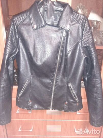 Куртка кожаная женская
