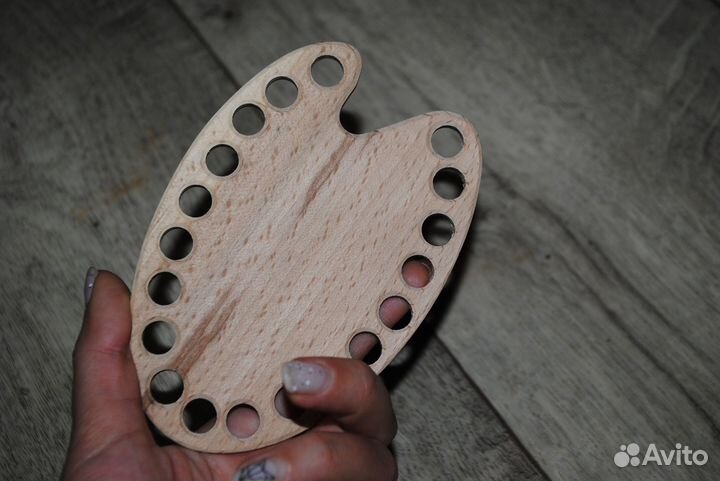 Пяльца Каучук Деревянный органайзер для мулине