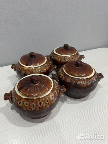 Горшок для запекания глиняный 750мл