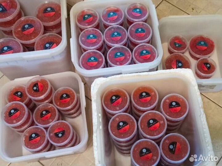 Икра красная кижуч, горбуша, кета, нерка 2023