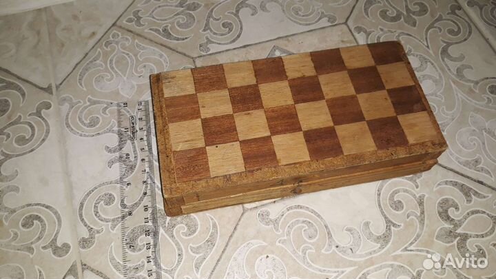 Шахматы дорожные, счеты, игр кости СССР