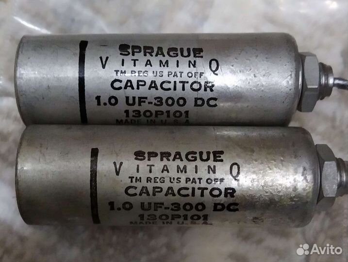 Конденсаторы Sprague Vitamin Q