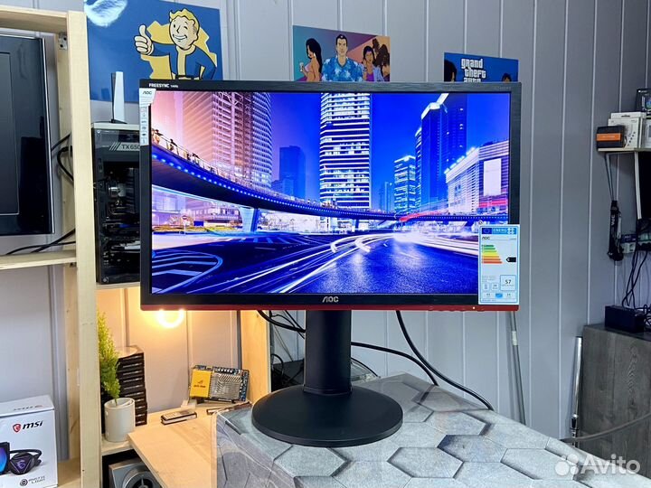 Монитор 144 гц 24 дюйма AOC G2460PF