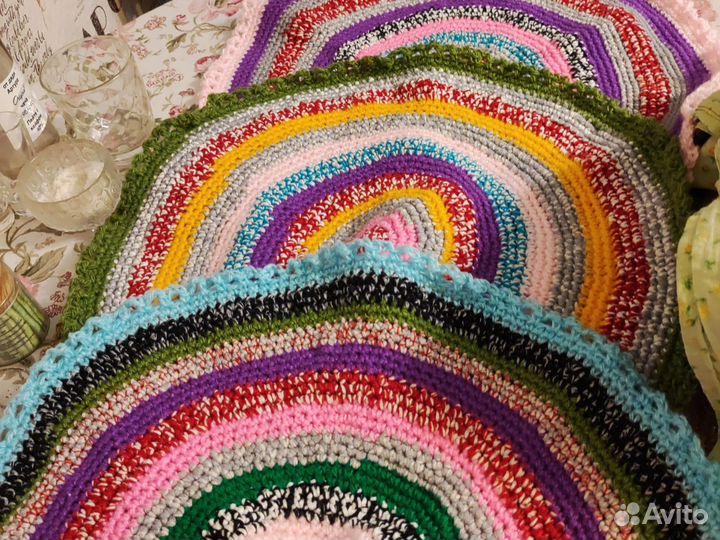 Коврики вязаные