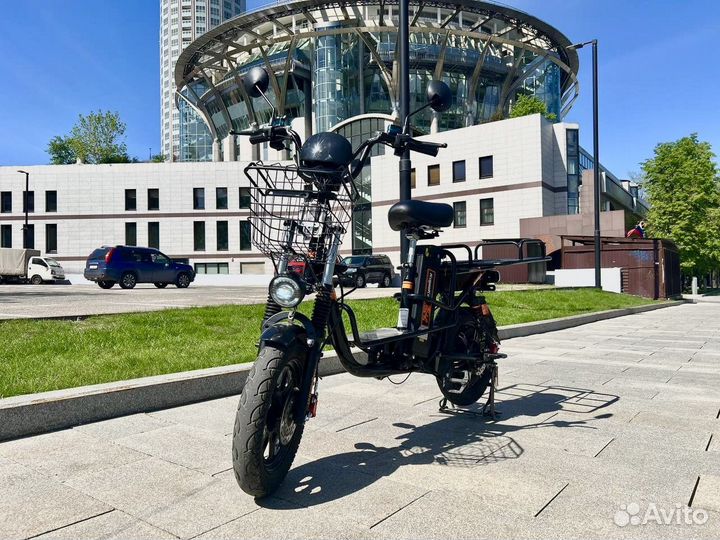 Электровелосипед монстр новый фетбайк два акб