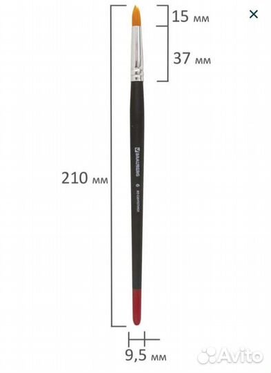 Кисти художественные синтетика