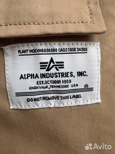 Новые карго шорты Alpha Industries оригинал